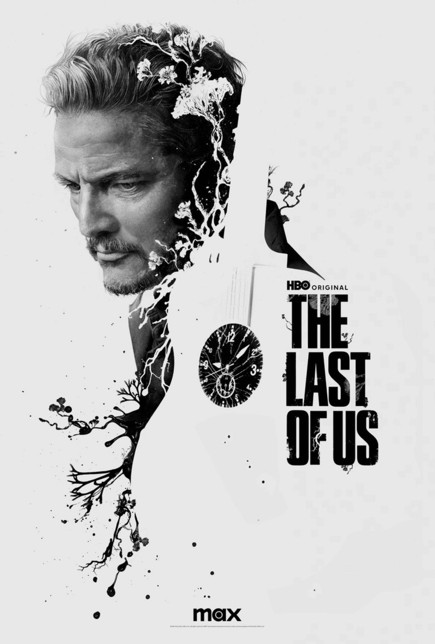 Pedro Pascal on "The Last of Us" promotional poster
