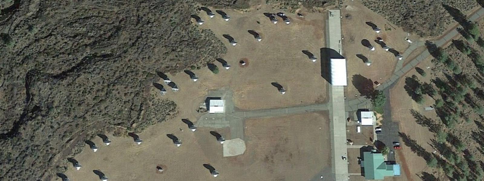 Topological view of Hat Creek Research Observatory.