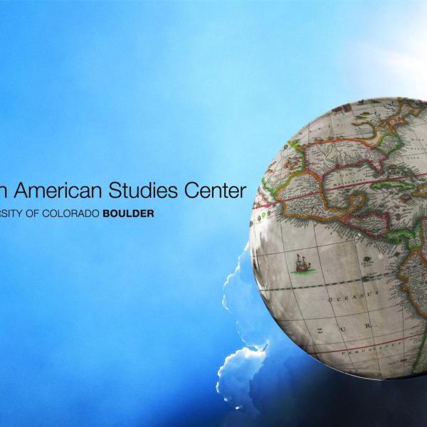 Latin America map with clouds background