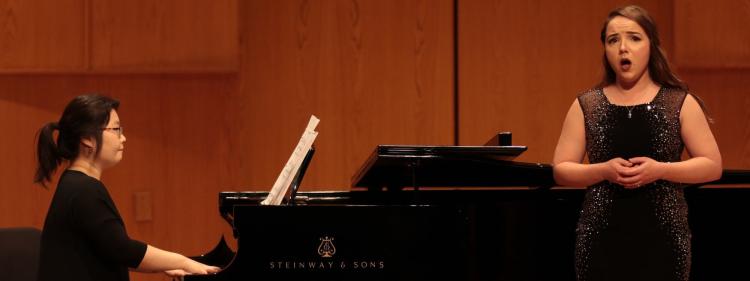 Undergraduate singer